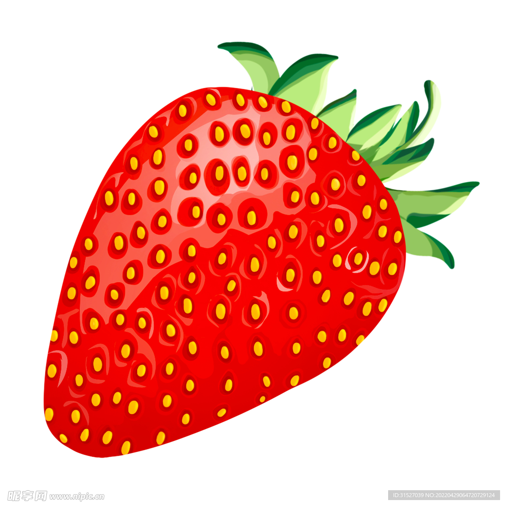 美味水果草莓插画