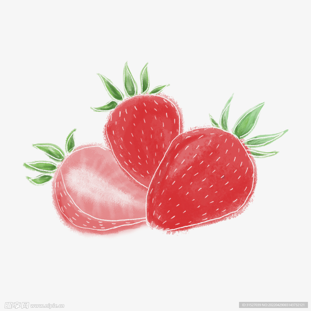绘儿童卡通草莓