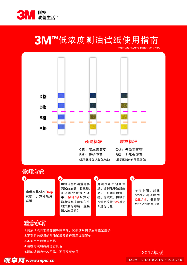 低浓度测油试纸使用指南