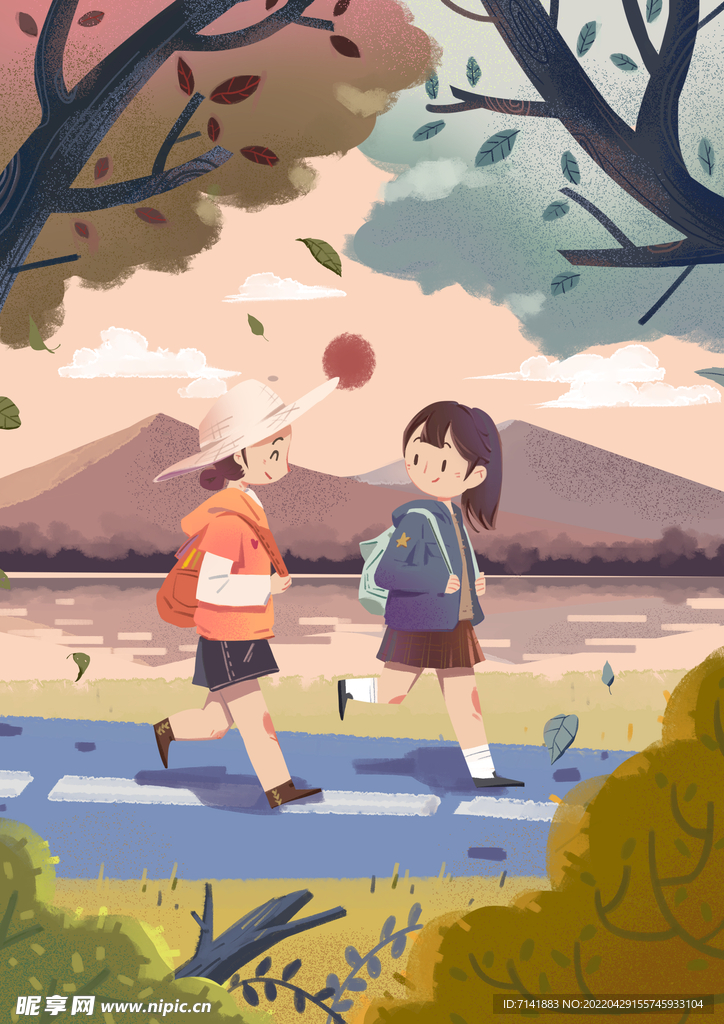 秋天插画