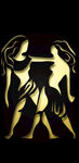个性卡通背景 铜壁 手机壳背景