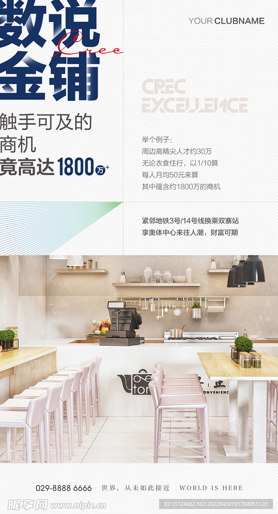 地产价值点配套圈层系列海报
