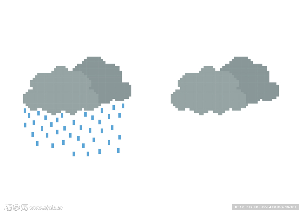 乌云下雨天气