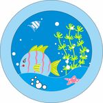 圆形不干胶标签