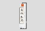 文化长廊导视立牌