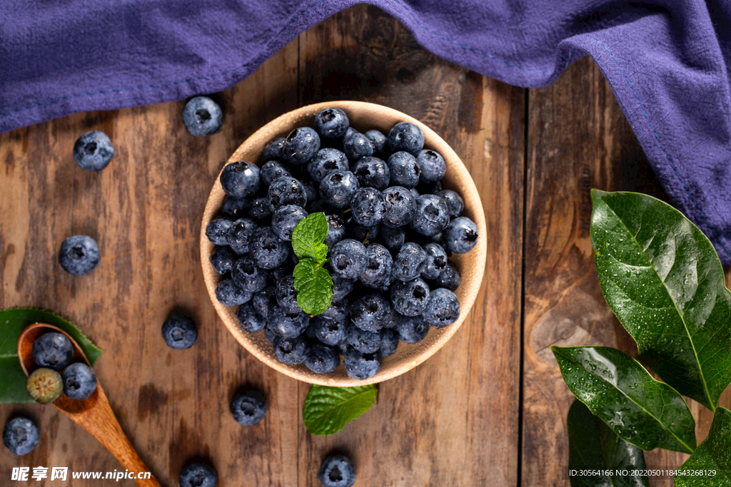 新鲜蓝莓水果