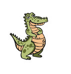 ps分层图可爱卡通小动物恐龙