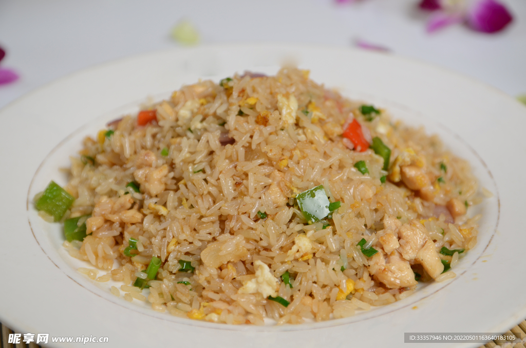 咸鱼鸡粒蛋炒饭