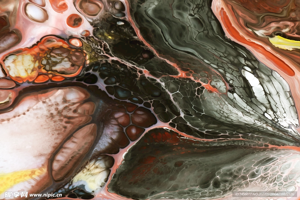 大理石艺术油画装饰画
