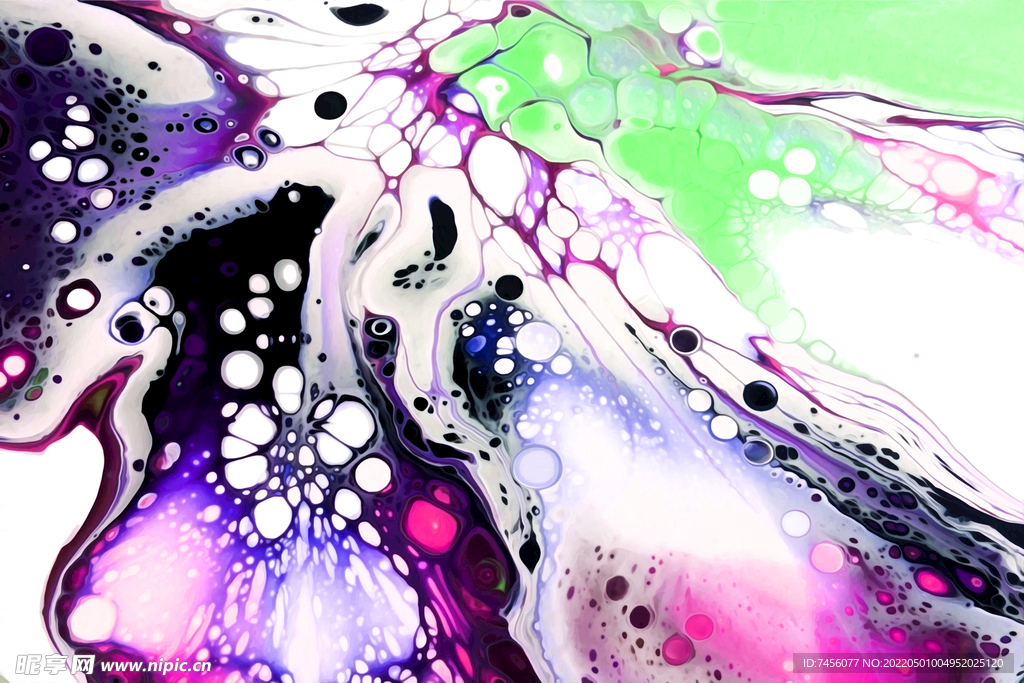 抽象水彩艺术这是