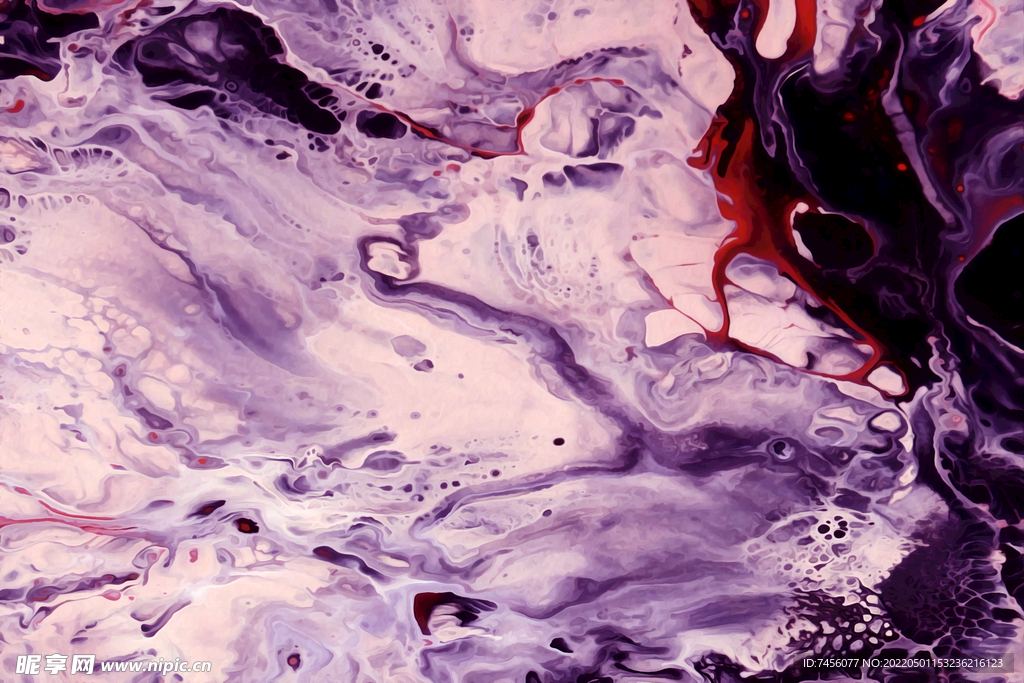 紫色艺术抽象挂画装饰画
