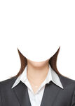证件照衣服女素材