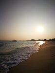 海边落日