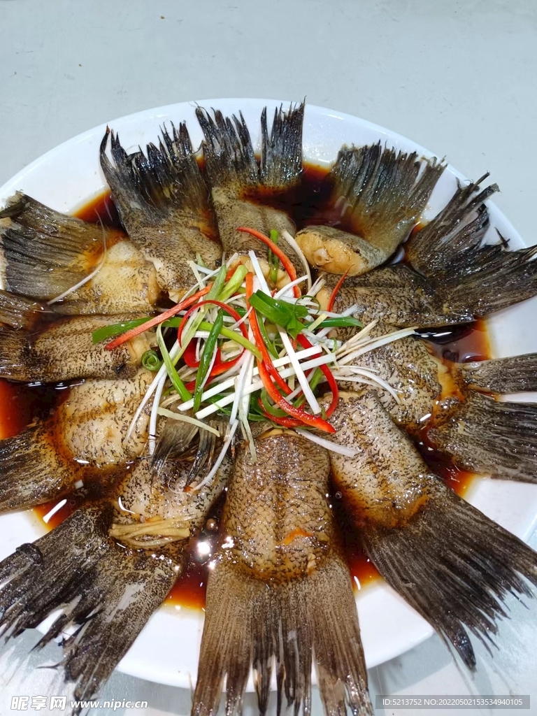 清蒸蝶鱼尾