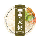 燕麦粥圆形贴