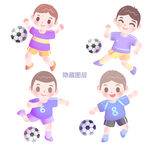 足球卡通