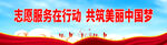 志愿服务在行动 共筑美丽中国梦