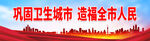巩固卫生城市 造福全市人民