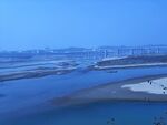 桥上看江 风景
