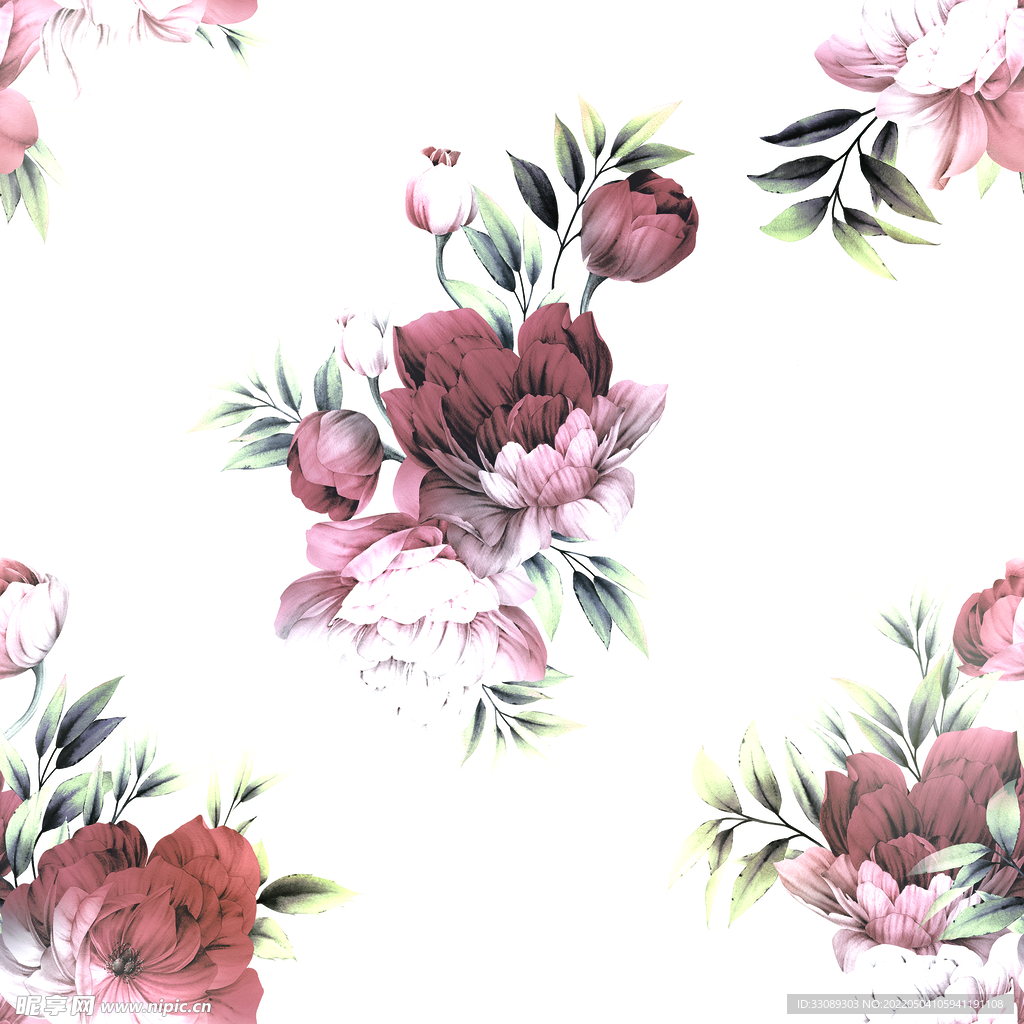 大牌碎花