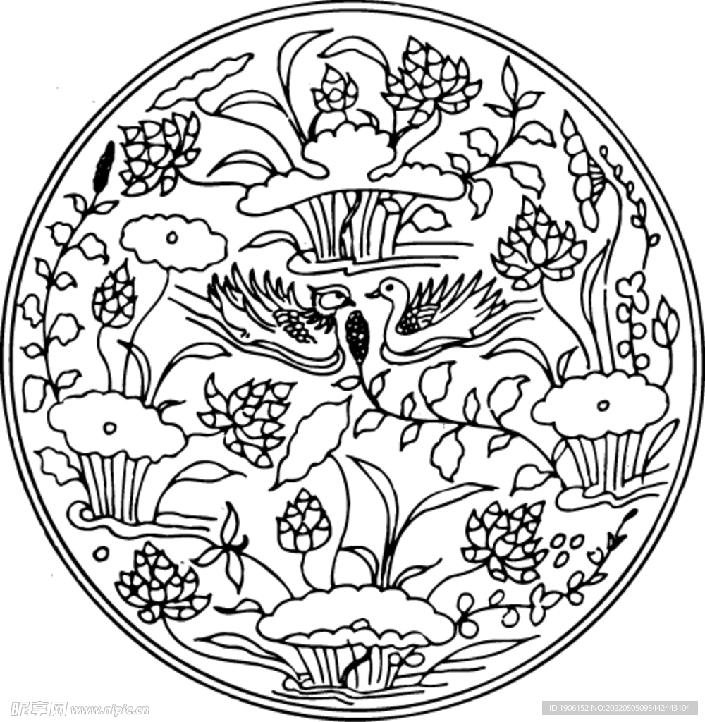古典花纹