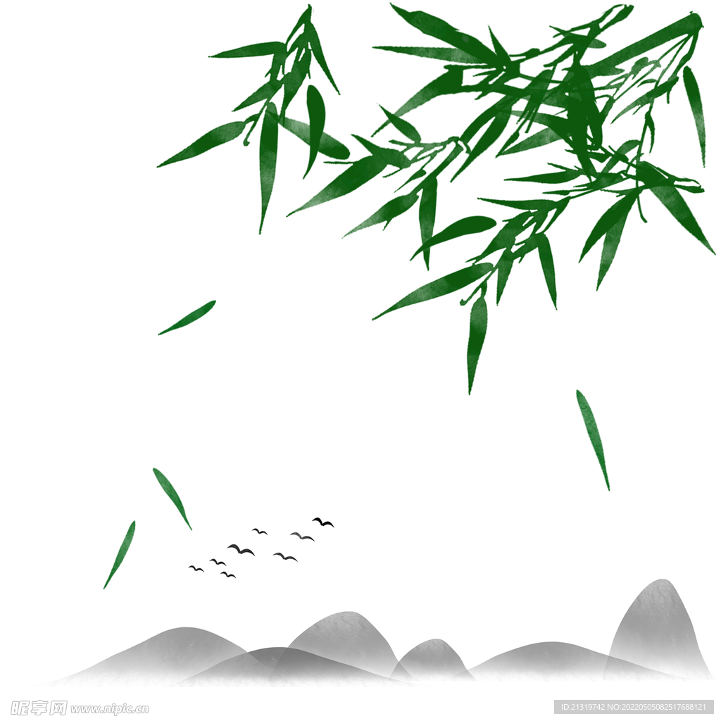 竹子插画