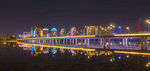 明月湖大桥夜景 