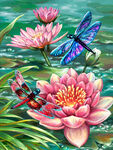 花卉动物数码油画