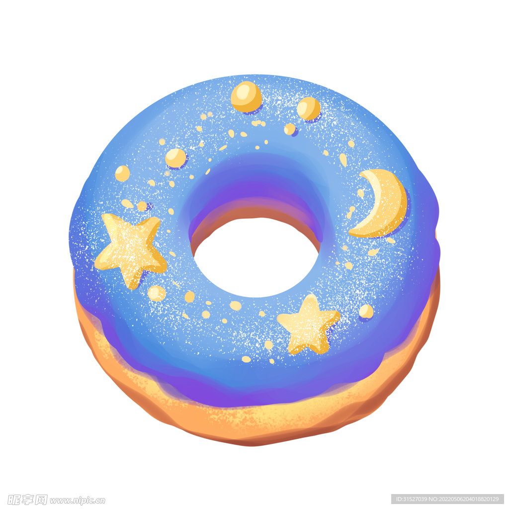 甜甜圈插画 