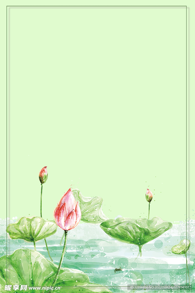 荷花背景