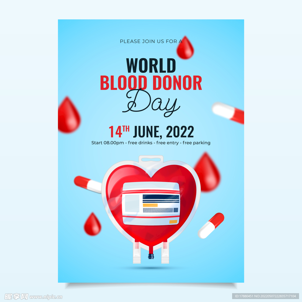 世界献血日宣传海报设