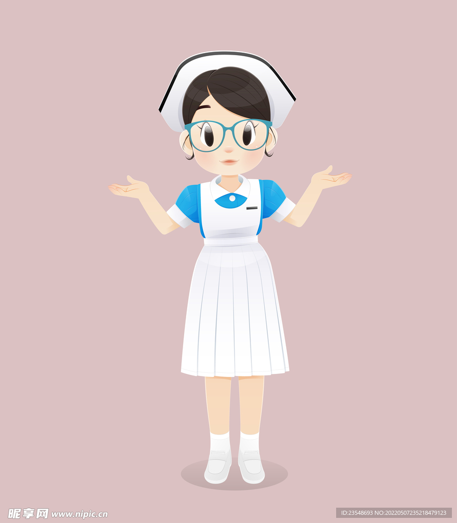 手绘护士