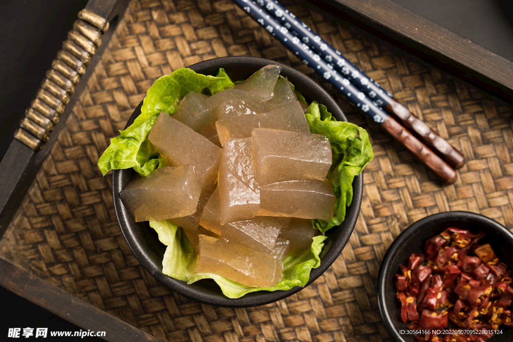 美味凉粉美食