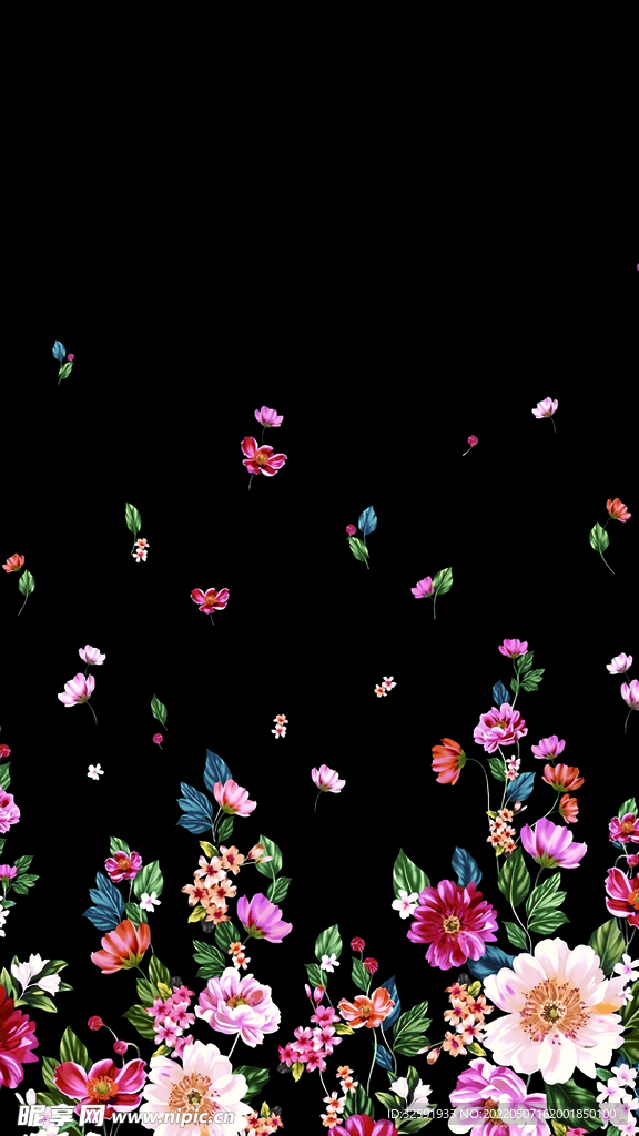 手绘花