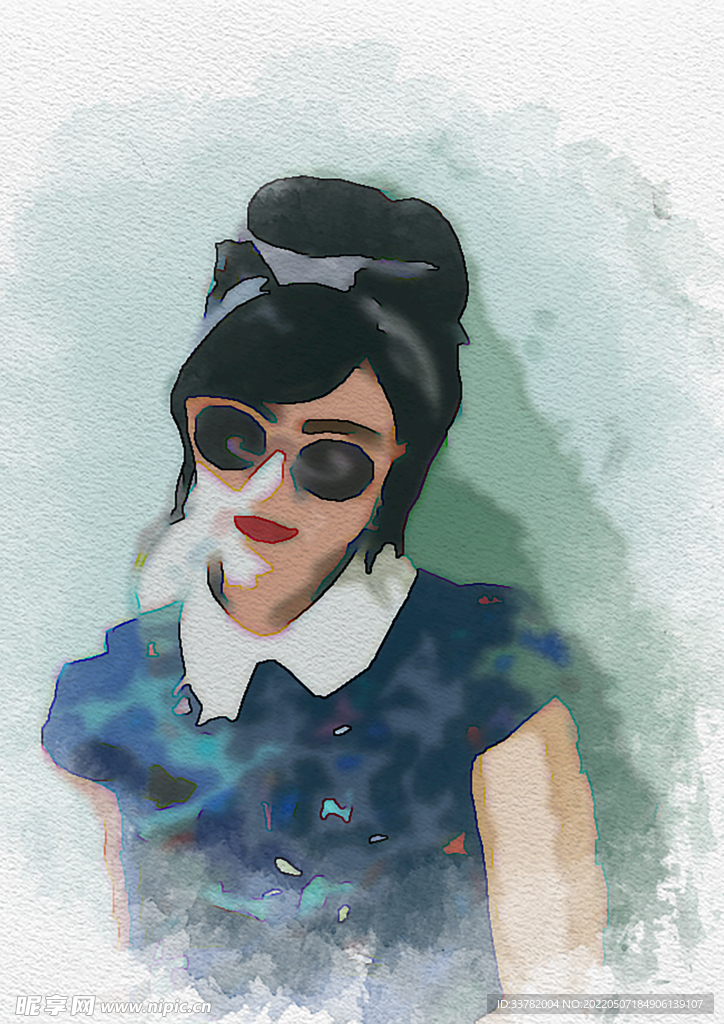 水彩画