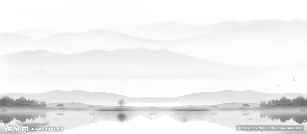 山水背景