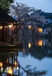 河边最美夜色