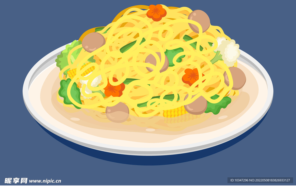 食物插画 
