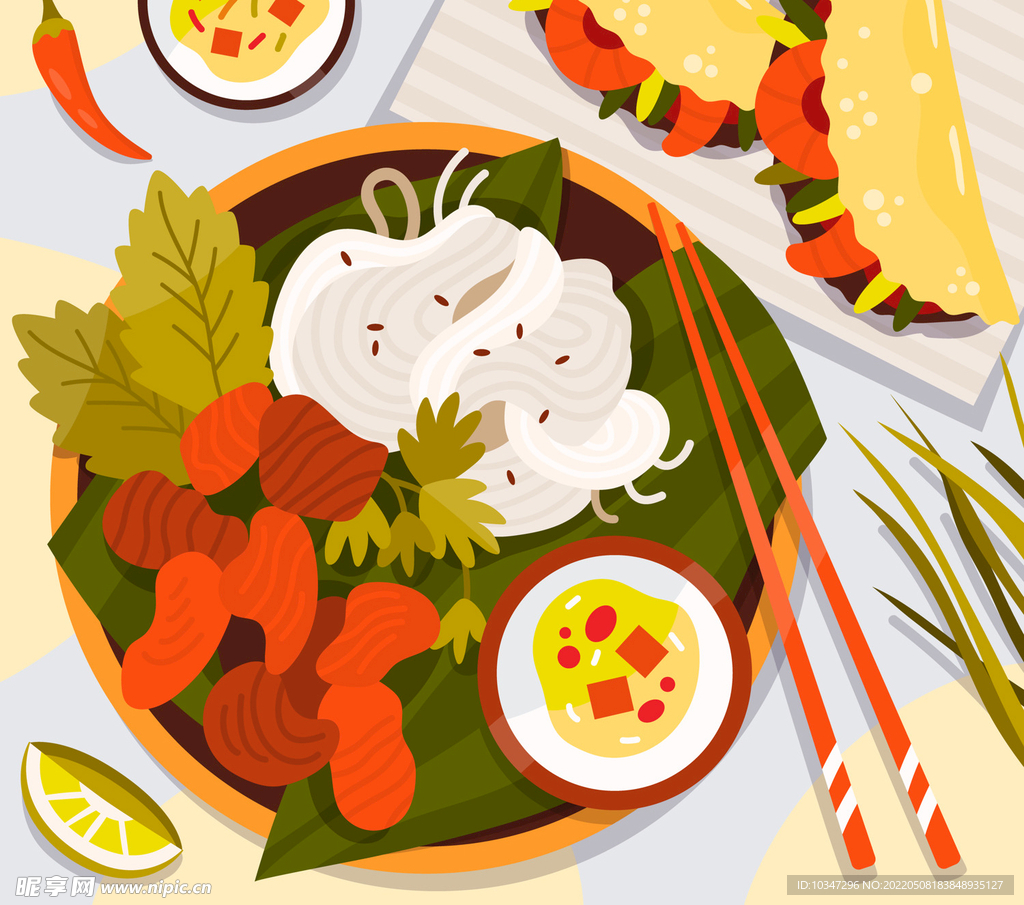 食物插画  