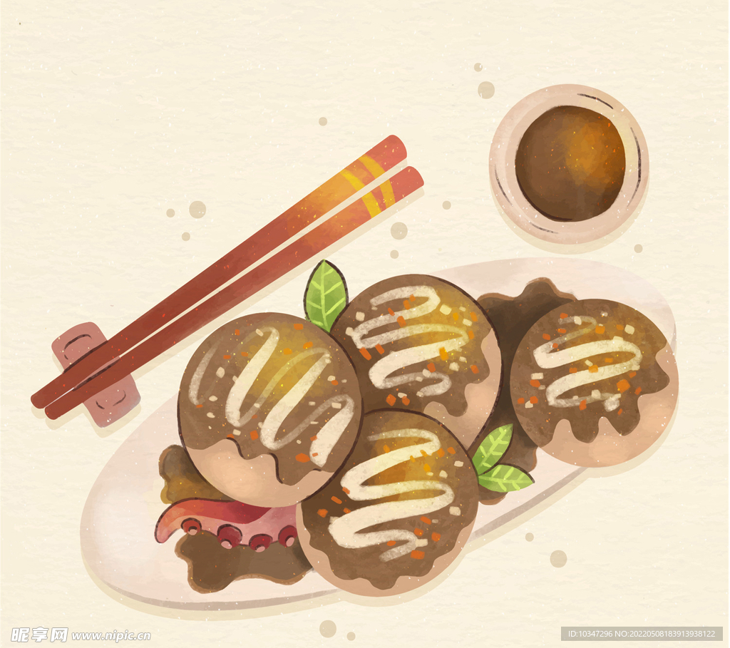 食物插画 