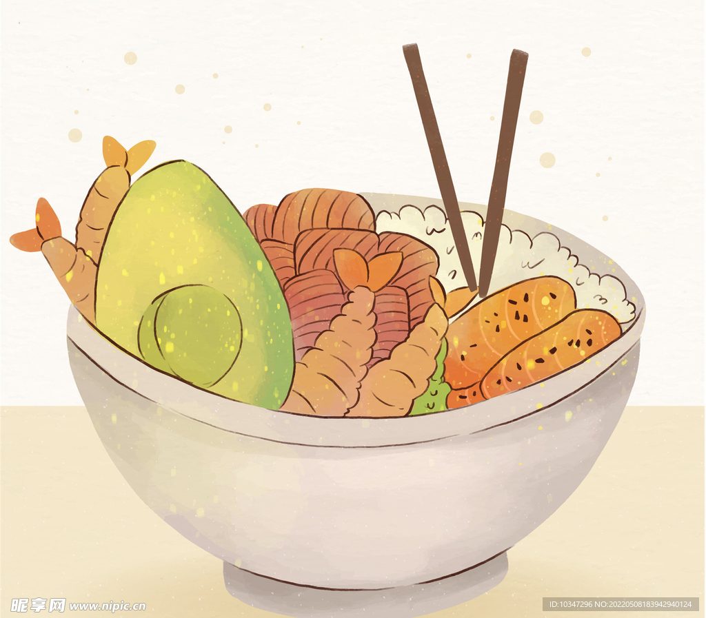 食物插画  