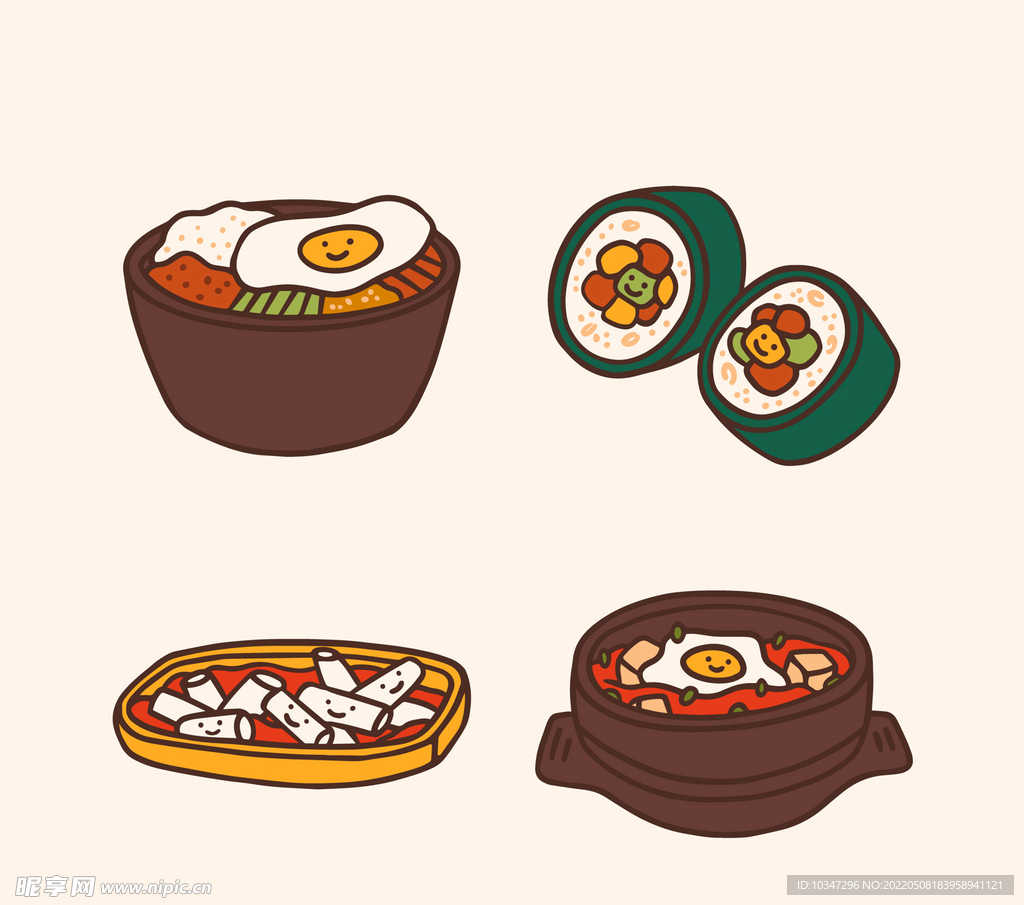 食物插画  