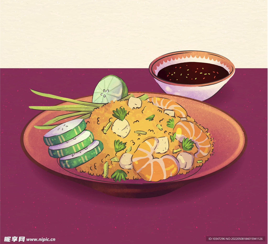 食物插画 
