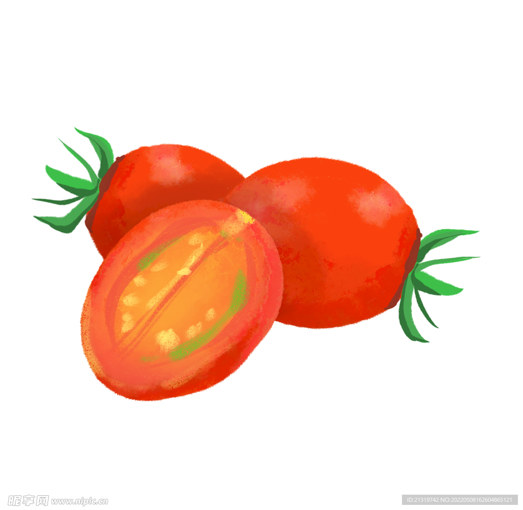 小番茄插画