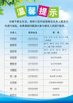 温馨提示牌