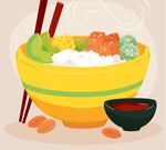 食物插画  