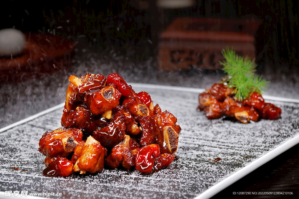 糖醋排骨 菜品摆盘