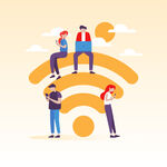 创意wifi图标