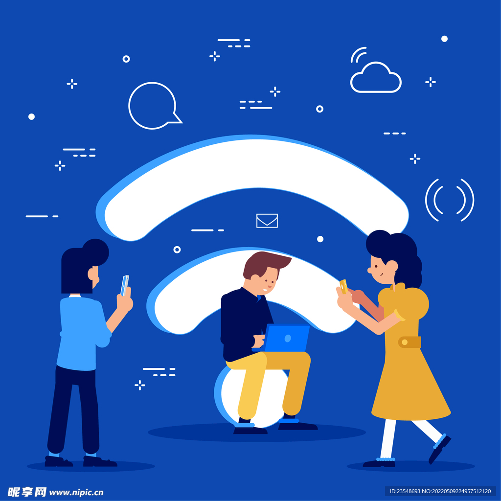 创意wifi图标