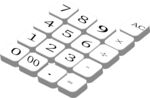 计算器数字键盘数学用品学习用品